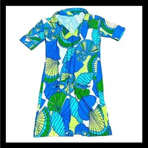 Tori Richard Seashell Dress Size S